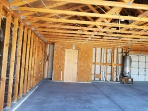 Construction! Repairing the Interior of a Garage after Fire Damage!